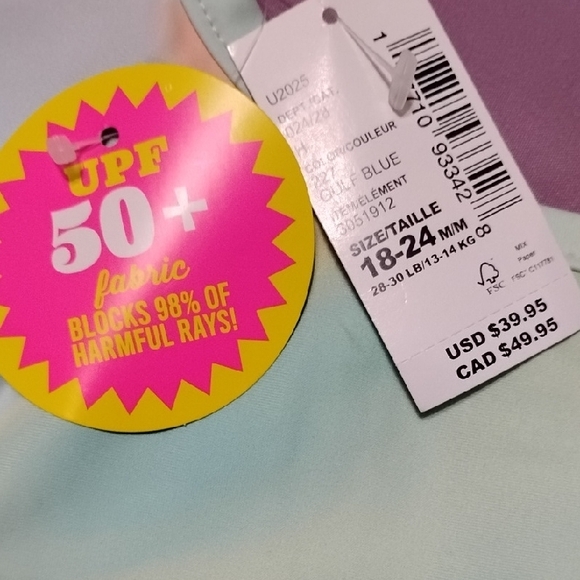 The Children's Place Pastel Rashguard Set - Picture 5 of 6